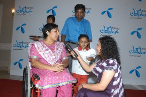 Media Talk by One Women with Disability