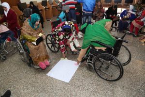 Women with Disabilities in Group Activity